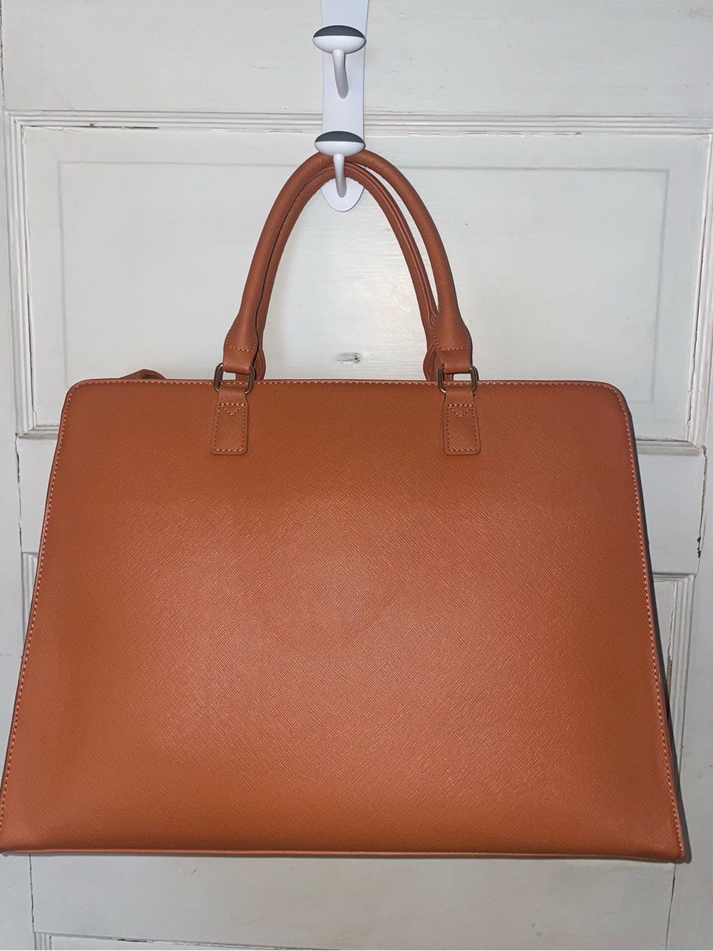 Structured Computer Bag - Tan - Picture 2 of 10